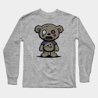 Cute Zombie Bear Long Sleeve T-Shirt